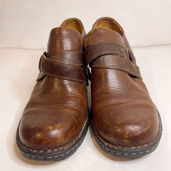 Born Leather Heeled Booties 8.5 - Picture 2 of 9